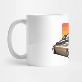 Brown Coupe Turbo Type 175 in Mountains Mug